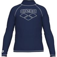 Arena 006296710 Rash Vest L/s Graphic Erkek Çocuk Yüzücü Tişörtü - 6 - 7 Yaş - Lacivert