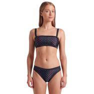 Arena 007078515 Rainbow Monogram Siyah Kadın Yüzücü Bikini