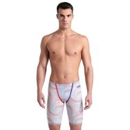 Arena 008678950 Powerskin Primo Le Jammer Beyaz Paris 2024 Olimpiyat Erkek Yarış Mayosu