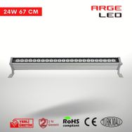 Argeled 4000K Ilık Beyaz Wallwasher 67 cm 24 Watt Duvar Boyama Ledi