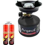 Argeus 203 Stone Siyah Kamp Ocağı