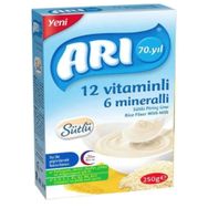 Arı 4+ Ay 12x250 gr Sütlü Pirinç Unu Bebek Maması