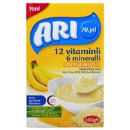 Arı 4+ Ay 200 gr Sütlü Muzlu Pirinç Unu Bebek Maması