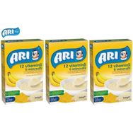 Arı 4+ Ay 3x200 gr Sütlü Muzlu Pirinç Unu Bebek Maması