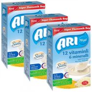 Arı 4+ Ay 3x500 gr Sütlü Pirinç Unu Bebek Maması