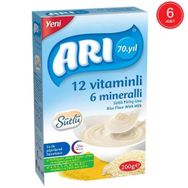 Arı 4+ Ay 6x200 gr Sütlü Pirinç Unu Bebek Maması