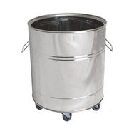 Arı Metal 1072 Tekerlekli Kulplu 40 lt Çöp Kovası