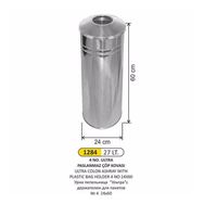 Arı Metal 1284 27 lt Paslanmaz Ultra Çöp Kovası