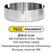 Arı Metal 7615 304 Paslanmaz Büyük Masa Üstü Küllük