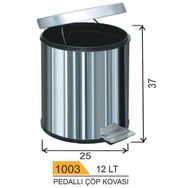 Arı Metal A1003 Pedallı Çöp Kovası