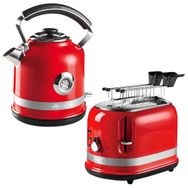 Ariete Moderna Kırmızı 1.7 lt Kettle ve Ekmek Kızartma Makinesi Seti