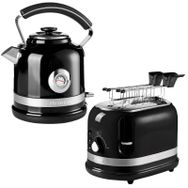 Ariete Moderna Siyah 1.7 lt Kettle ve Ekmek Kızartma Makinesi Seti
