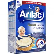 Arılac Gece Sütlü 7 Tahıllı 400 gr Tahıl Bazlı Bebek Ek Gıdası