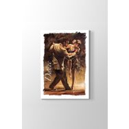 Arjantin Tangosu Kırmızı Kadın Tablosu