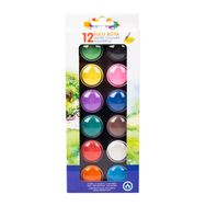 Ark Code1258 Pastel Renkler 12 Renk Fırçalı Sulu Boya