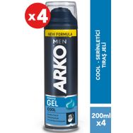 Arko 4x200 ml Cool Tıraş Jeli