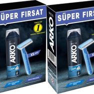 Arko Men Banyo 5 Adet Tıraş Bıçağı + 2'li Set Pro 200 ml Cool Tıraş Köpüğü