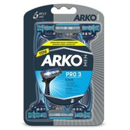 Arko Men System 3 Blister 6'lı Tıraş Bıçağı