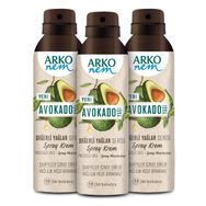 Arko Nem Değerli Yağlar Avokado 3x150 ml Krem Sprey