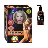 Arm Jenny Kumral 3 Işlevli Sesli Realistik Şişme Manken Kadın Bebek