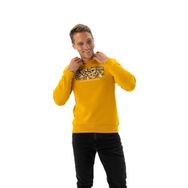Arma K24124904701 Hardal Sarısı Bisiklet Yaka Erkek Sweatshirt