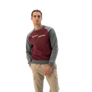 Arma K24124908701 Bordo Bisiklet Yaka Erkek Sweatshirt