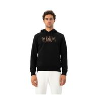 Arma K24254884301 Siyah Büyük Beden Kanguru Cepli Erkek Sweatshirt