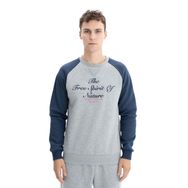 Arma K26124600301 Regular Fit Baskı Yazılı Bisiklet Yaka Gri-G10 Erkek Sweatshirt