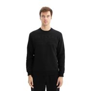 Arma K26124600801 Baskılı 3 İplik Şardonlu Regular Fit Bisiklet Yaka Siyah-S1 Erkek Sweatshirt