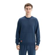 Arma K26124601801 Regular Fit Şardonsuz 3 İplik Kanguru Cepli Bisiklet Yaka İndigo-İ1 Erkek Sweatshirt