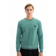 Arma K26124699601 Regular Fit Selanik Kumaş Bisiklet Yaka Yeşil-Y6 Erkek Sweatshirt
