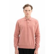 Arma K26564699901 Regular Fit Kazak Selanik Kumaş Polo Yaka Düğmeli Pembe-P3 Erkek Sweatshirt