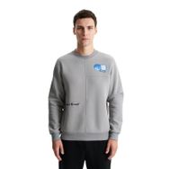Arma K28124602001 Şık Regular Fit 3 İplik Şardonlu Bisiklet Yaka Gri-G2 Erkek Sweatshirt