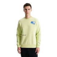 Arma K28124602001 Şık Regular Fit 3 İplik Şardonlu Bisiklet Yaka Yeşil-Y4 Erkek Sweatshirt