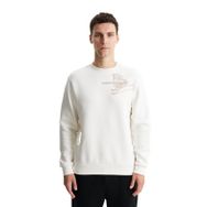 Arma K28124602401 Regular Fit Pamuk Polyester Kumaş Karışımı Bisiklet Yaka Ekru-E1 Erkek Sweatshirt