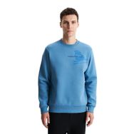Arma K28124602401 Regular Fit Pamuk Polyester Kumaş Karışımı Bisiklet Yaka Mavi-M2 Erkek Sweatshirt