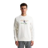Arma K28124602501 Regular Fit 3 İplik Şardonlu Pamuklu Bisiklet Yaka Ekru-E1 Erkek Sweatshirt