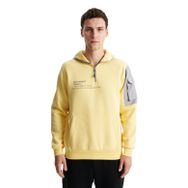 Arma K28124602501 Regular Fit 3 İplik Şardonlu Sol Kol Kapak Kanguru Cepli Kapüşonlu Sarı-S1 Erkek Sweatshirt
