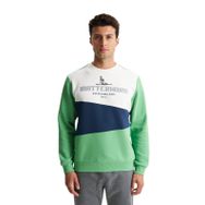 Arma K28124602801 Regular Fit Çok Renkli Bisiklet Yaka Yeşil-Y1 Erkek Sweatshirt
