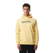 Arma K28254627001 Regular Fit Yazı Baskılı Dikişli Kanguru Cepli Sarı-S1 Erkek Sweatshirt