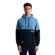Arma K28254627101 Regular Fit 3 İplik Şardonlu Kanguru Cepli Kapüşonlu Mavi-M2 Erkek Sweatshirt