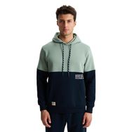 Arma K28254627101 Regular Fit 3 İplik Şardonlu Kanguru Cepli Kapüşonlu Yeşil-Y2 Erkek Sweatshirt