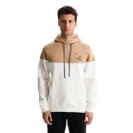 Arma K28254627601 Pamuklu Regular Fit 3 İplik Şardonlu Kanguru Cepli Ekru-E1 Erkek Sweatshirt