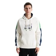 Arma K28254627701 Regular Fit Baskılı Reglan Kollu Kanguru Cepli Kapüşonlu Ekru-E1 Erkek Sweatshirt