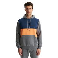 Arma K28254628101 Regular Fit 3 İplik Şardonlu Kanguru Cepli Kapüşonlu Gri-G1 Erkek Sweatshirt