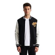 Arma K28264650401 Pamuklu Regular Fit Dik Yaka Baskılı Cepli Siyah-S1 Erkek Sweatshirt