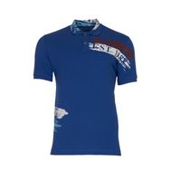 Arma Y21374272301 Saks Mavisi-SM1 Polo Yaka Erkek T-shirt