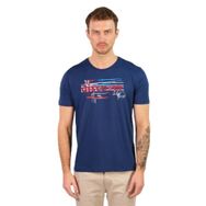 Arma Y22344401201 İndigo-İ1 Bisiklet Yaka Erkek T-shirt