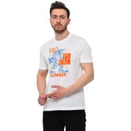 Arma Y22344402501 Beyaz-B1 Bisiklet Yaka Erkek T-shirt