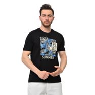 Arma Y22344402501 Siyah-S1 Bisiklet Yaka Erkek T-shirt